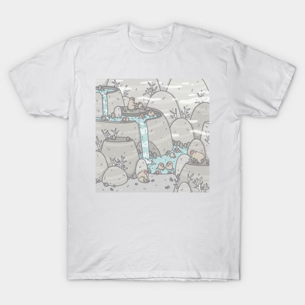 Monkey Spa T-Shirt by odsanyu